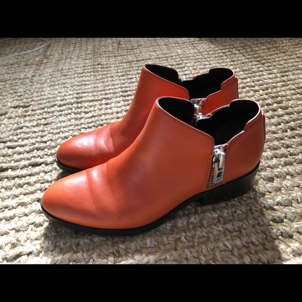 Philip Lim 3.1 size 37 booties in orange